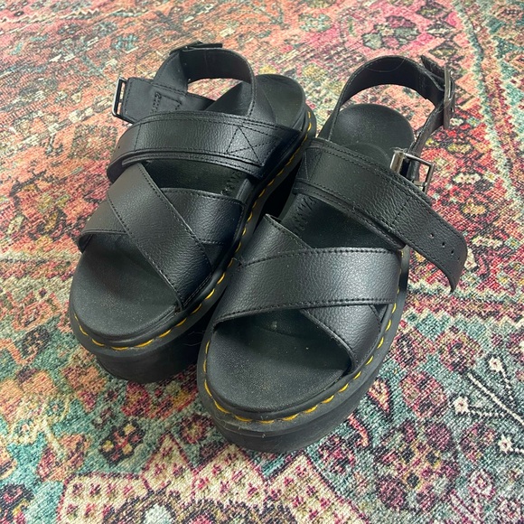 COPY - Original Doc Martens Voss II Platform Sandals - Picture 1 of 5